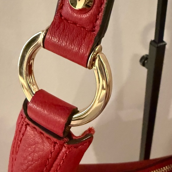 Michael Kors Rhea Zip Red Hobo medium bag - Picture 7 of 14